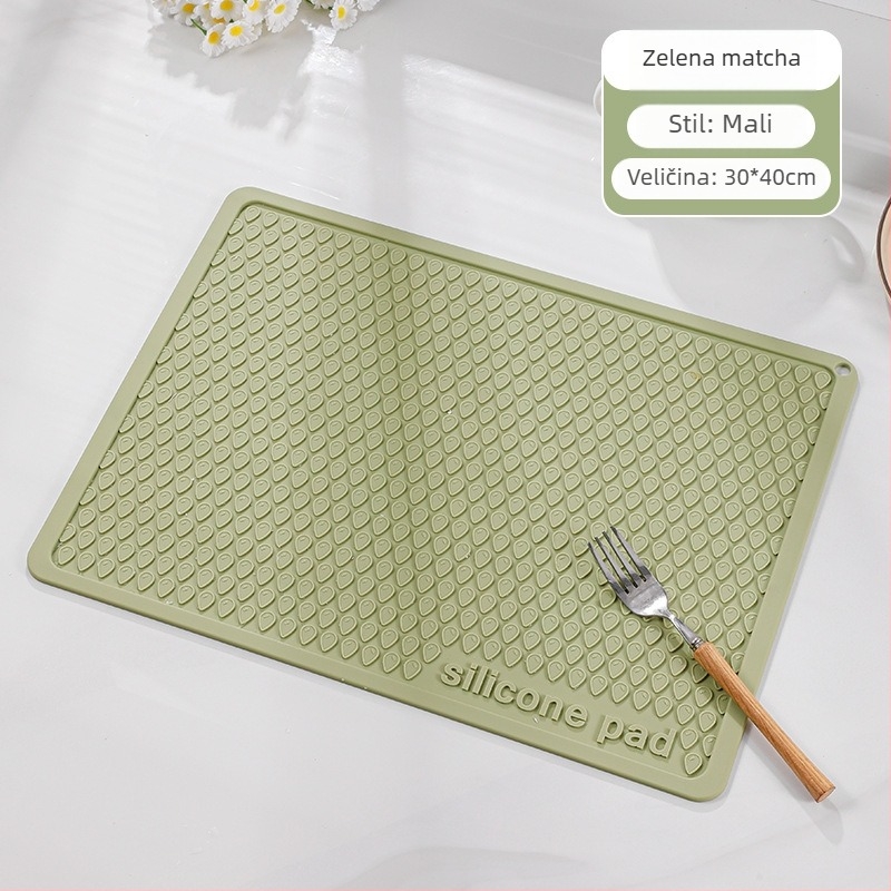 Silikonska kuhinjska četvrtasta podmetač, otporna na visoke temperature, neklizajuća, otporna na kidanje