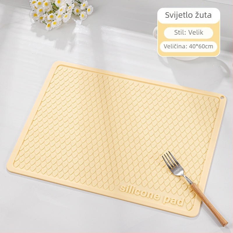Silikonska kuhinjska četvrtasta podmetač, otporna na visoke temperature, neklizajuća, otporna na kidanje
