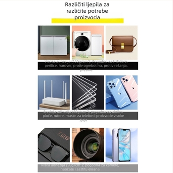 PE zaštitni film za sjajne plastične dijelove i akrilne ploče, duljina 200 m, acryl ljepilo, PE zaštitni film serije, širina po želji, viskoznost srednja–visoka