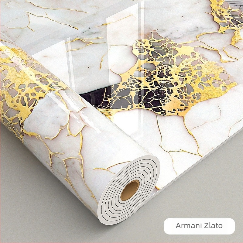 Dekorativna naljepnica za zid – XPE materijal, mramorni uzorak, samoljepljiva, vodootporna i otporna na vlagu, debljina 2.0 mm