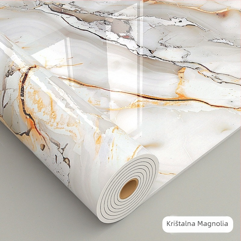 Dekorativna naljepnica za zid – XPE materijal, mramorni uzorak, samoljepljiva, vodootporna i otporna na vlagu, debljina 2.0 mm