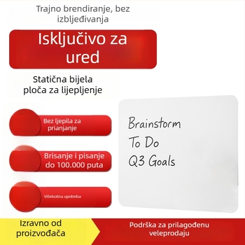Craftsman naljepnice za bijelu ploču, jednostrane, statičke, za uredske sastanke, nisu uvezeni (Brand: Craftsman; Tip: jednostrane; Specifikacije: naljepnice za bijelu ploču; Uvoz: Nije)