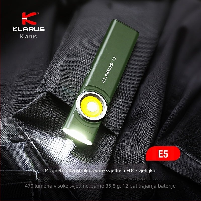 Prenosna LED svjetiljka, kompaktno EDC, 4W, 3.0-4.2V, ugrađena baterija