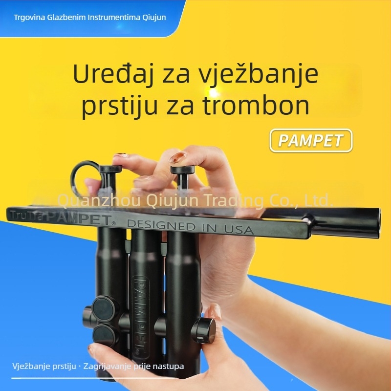 Uređaj za vježbanje prstiju na trubi – plastični, zapakirano u zatvorenu vrećicu, za odrasle i djecu