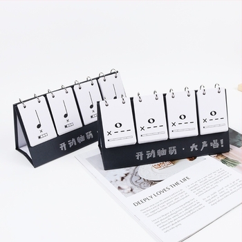 Set kartica ritma za glazbeno obrazovanje – kartice za vježbanje ritma i nota, stolni kalendar uključen, za uzrast 15–35 godina