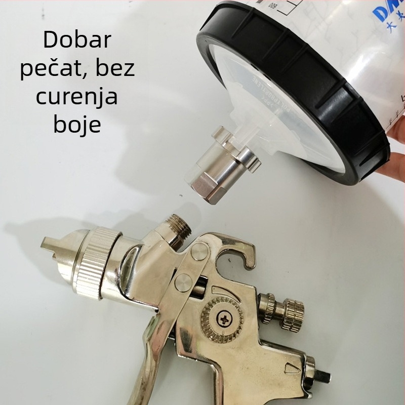 Sagola adapter za pištolj za prskanje s jednoraznom plastičnom posudom za bezpranje uporabu