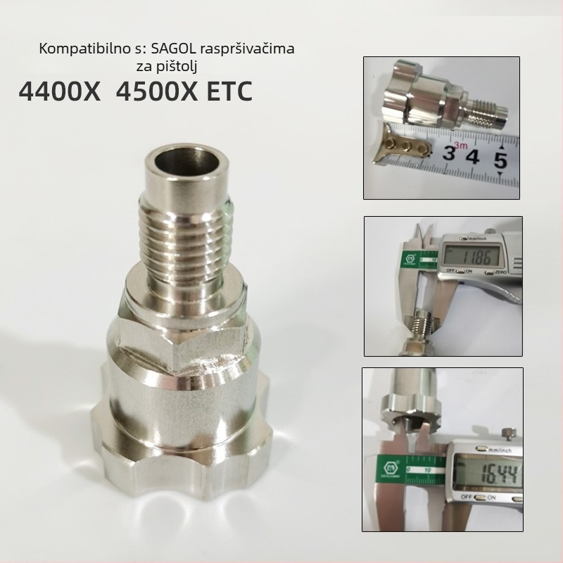 Sagola adapter za pištolj za prskanje s jednoraznom plastičnom posudom za bezpranje uporabu