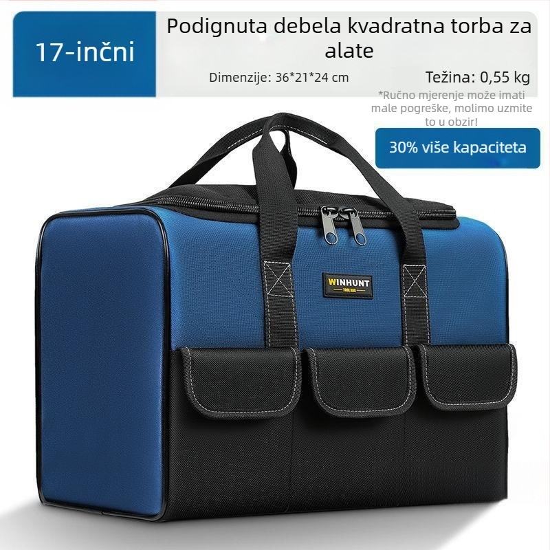 Električni set alata s torbom za pohranu – kvadratni dizajn, višenamjenski, izdržljiv