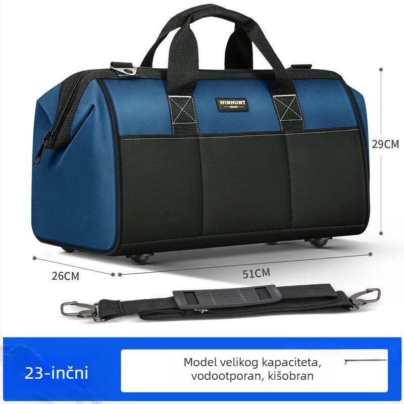 Električni set alata s torbom za pohranu – kvadratni dizajn, višenamjenski, izdržljiv