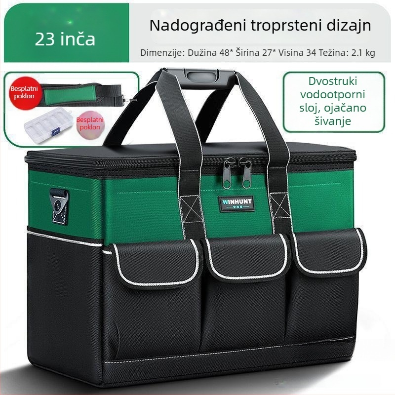 Električni set alata s torbom za pohranu – kvadratni dizajn, višenamjenski, izdržljiv