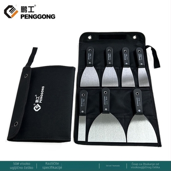 Penggong spatula za kit od visokougljičnog čelika, oštrica za struganje boje sa zidova, debela oštrica