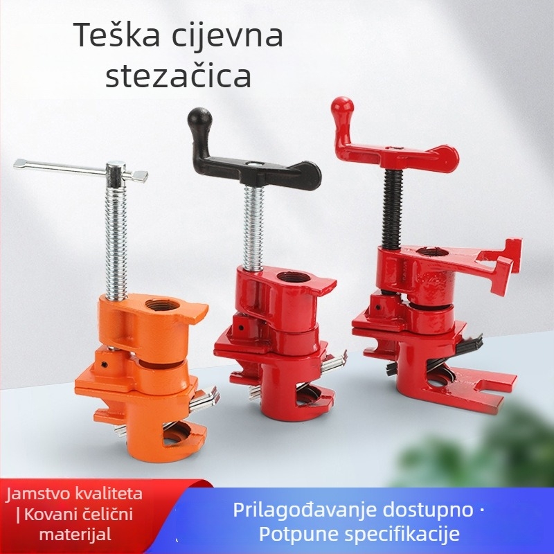 F-oblika stisak za drvnu industriju i kamen — bez ograničenog raspona stezanja, težina 1,4