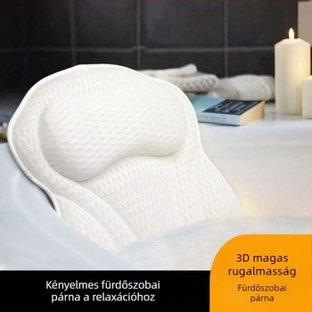 Pillangó alakú fürdőpárna szívócsatornával — többfunkciós masszázspárna, töltet: rost és memóriahab, poliészter mag, felnőtteknek, Zhicheng zc-2025