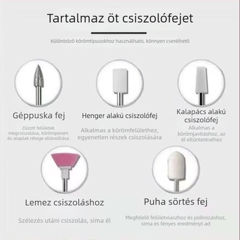 Körömscsiszoló DMJ – műanyag, koreai stílus, csiszolás