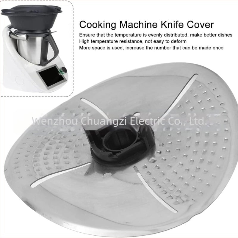 Rozsdamentes acél pengét védő sapka Thermomix TM5/TM6/TM31-hez – 1 penge, állítható funkció, feszültség ≤36V, motor fordulatszám <10 000 RPM
