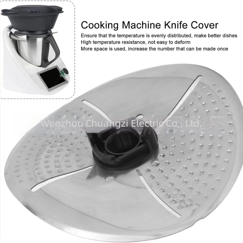 Rozsdamentes acél pengét védő sapka Thermomix TM5/TM6/TM31-hez – 1 penge, állítható funkció, feszültség ≤36V, motor fordulatszám <10 000 RPM