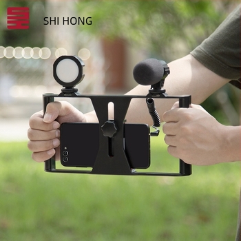 Mobiltelefon-stabilizátor kézi tartóval és követő rendszerrel (Modell 174) – tartalmazza a tartót