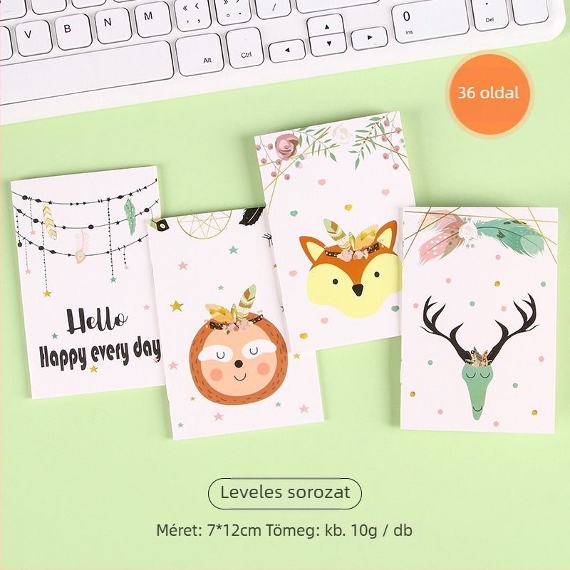 Füzet Long year A783 — borító papírból, belső fehér offset papír, papírtömeg 70 g/m²