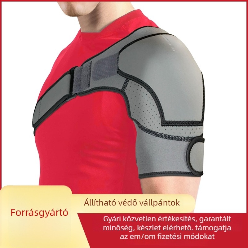 Állítható nyomású vállvédő, egyrész vállhevederrel, poliészter anyagból, felnőtteknek – kosárlabda
