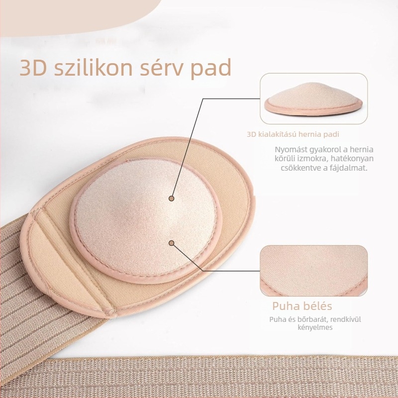 Felnőtt köldöksérv öv, lélegző hasi támasztó öv a sérv rögzítéséhez, modell SQDC-I, anyag poliészter, márka Shengrui Xikang