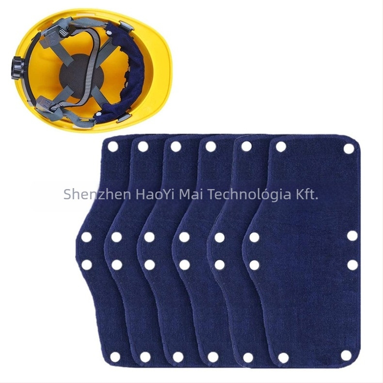 6 db sisak belső bélés izzadságtartó szalaggal, poliészter, mosható