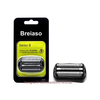 Breiaso Series 3 elektromos borotva cserélhető fej — kompatibilis 21B/21S/32B/32S, modell 21B; anyag PC; feszültség 5V; teljesítmény 4W