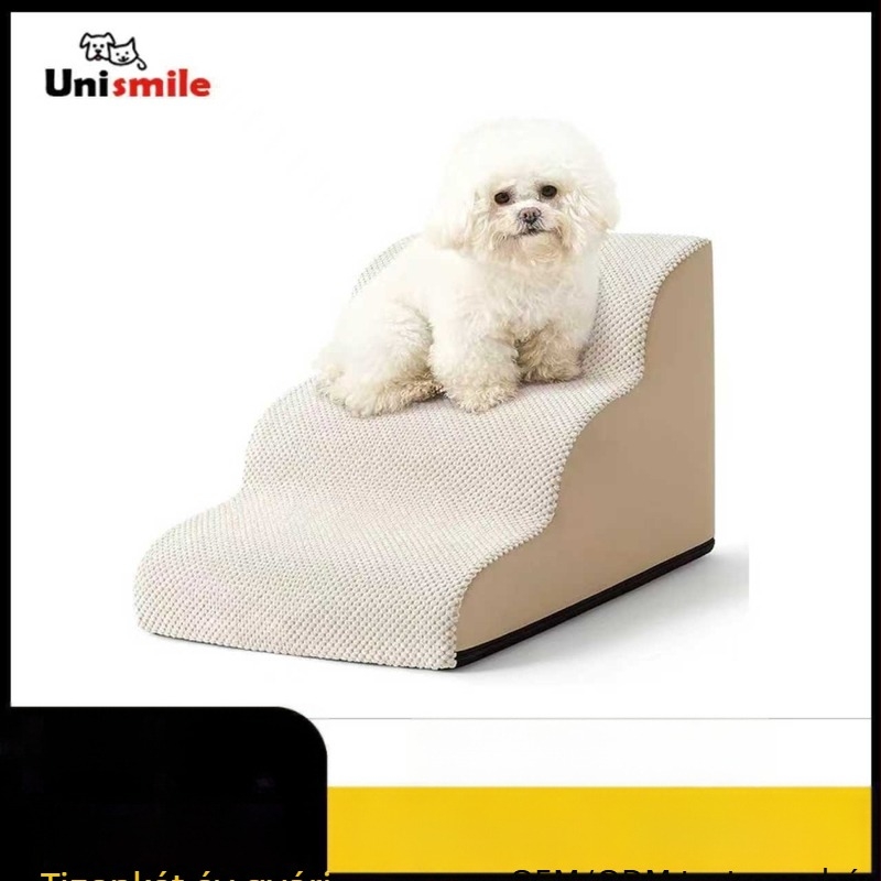 Unismile Kis kutyák lépcsői — csúszásmentes, strapabíró, mosható, szétszedhető; Anyag: szivacs; Modell: 72876796; Kutyák számára