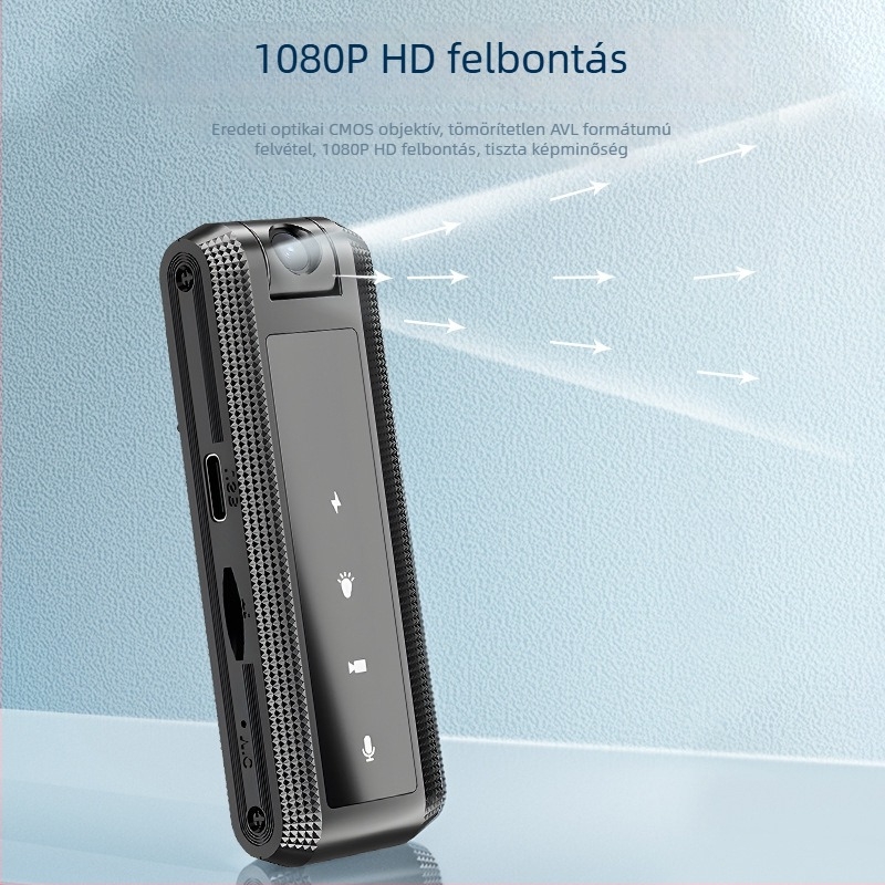CD01 Videó rögzítő toll klippel, 24 órás felvétel, akár 256GB memória, videó felvétel, USB 2.0