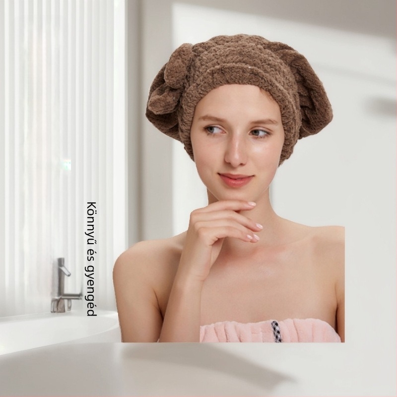 Abszorbeáló hajszárító sapka, japán stílus, nejlon/poliészter rostok, 70 g, dobozban 300 db, doboz méretei 65x40x45 cm