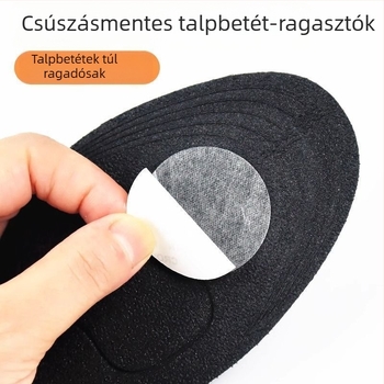 Csúszásmentes talpbetét rögzítő betét — gumi, öntapadó, kétoldalú ragasztóval, mozgás elleni védelem