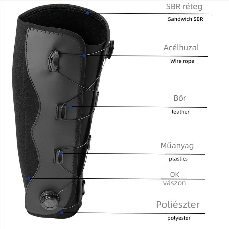 Vádli kompressziós védő, állítható gombbal – kosárlabdázáshoz és futáshoz