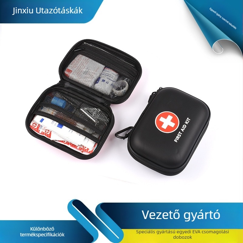 Hordozható kültéri elsősegély- és trauma orvosi készlet, műanyag, modell 2022, logóval ellátott