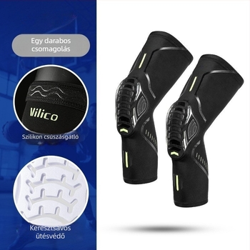 KAIIWIN Sport térdvédők – 85% nylon / 15% spandex, felnőtt, kosár- és futballhoz, csúszásmentes szilikon