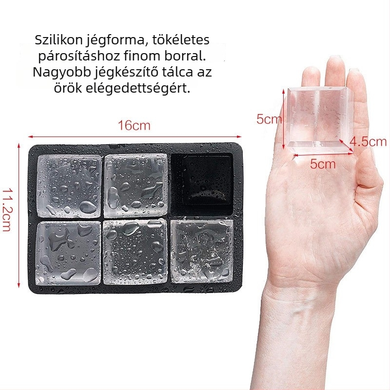 Szilikon jéggolyó forma, 80 ml kapacitás, könnyű demoldálás, nyomtatott logó, testreszabható