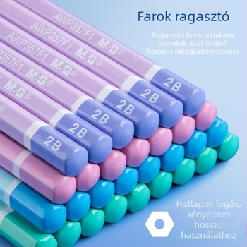 Morning Light M&G HB ceruza, fából készült test, gyerekeknek az 1–2. osztály számára