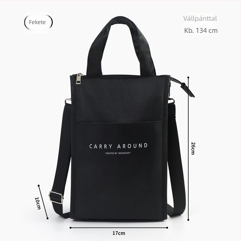 Szigetelt ebédtáska, japán stílus, modell hgf, márka Funnymade, poliészter