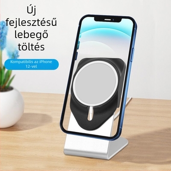 Alumínium ötvözetű vezeték nélküli töltőállvány Apple iPhone-hoz, asztali használatra