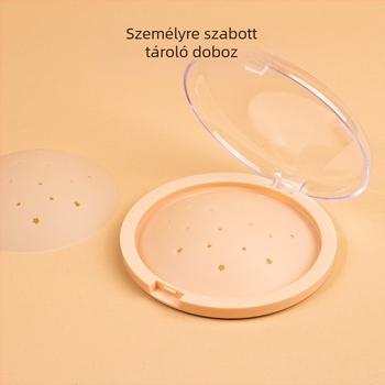 Szilikon melltapasz - légáteresztő, láthatatlan, ultra vékony, kerek alakú, szexi dizájn