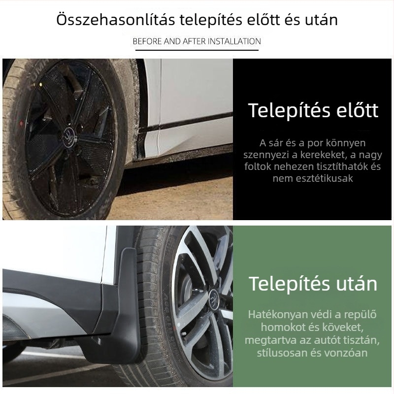 BYD Song Plus DM-i EV keréksárvédő (2023–2025), Anyag: TPE+PP