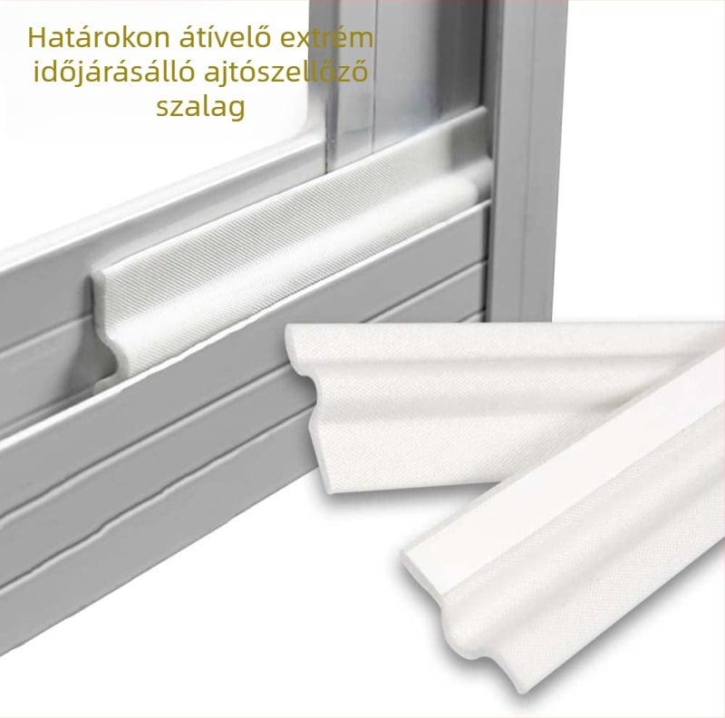 S-típusú öntapadós ablakzáró szalag, tömítés a réseknél, hangszigetelő