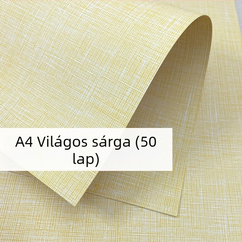 Textúrált vászon borítópapír, 180 g/m², Könyvborító nyomathoz