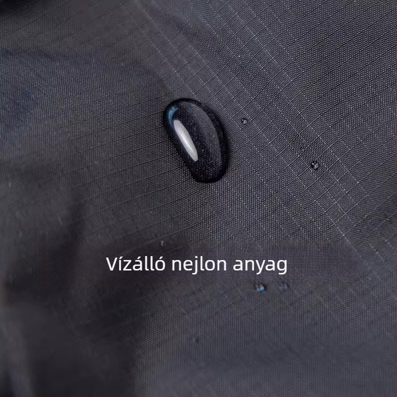 Tisztálkodási táska – japán stílusú, ultrakönnyű, vízálló nylonból, háromszög hálós zsebbel, kültéri utazásokhoz
