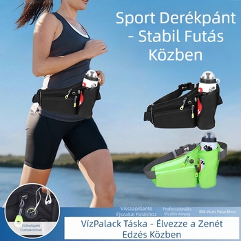 Ambusher derék táska kerékpárhoz – Nylon, Modell 1252, Kapacitás 2