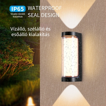 LED kültéri falikar, alumínium ház, IP65, 900 lm, 12/16/24 W, 3000/4000/6000 K