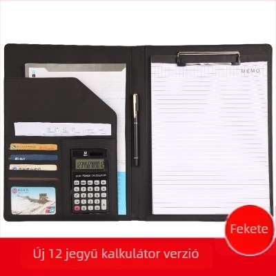 PU mappa hosszú csipeszes kivitelben, modell YD-20, logózott, testreszabható
