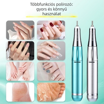 Körömdíszítő fúró kijelzővel, USB táplálású, 35000 RPM, DF101 modell, Duofu márka