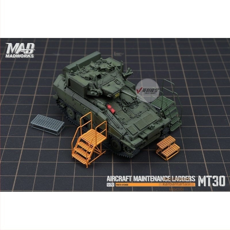 Fém repülőgép-karbantartó létra és mobil munkaplatform modell MT28-32 számára