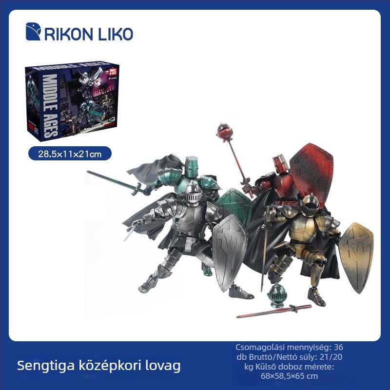 Építő blokkok készlet: 3D mozgó váz modell, 50–100 darab, műanyag, DIY-barát, 7–14 éveseknek