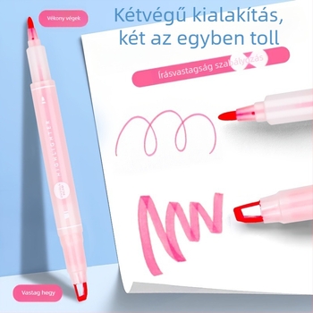 Két színű fluoreszkáló toll készlet a mindennapi jelöléshez (Márka: Other; Termékszám: jd601101133391507)