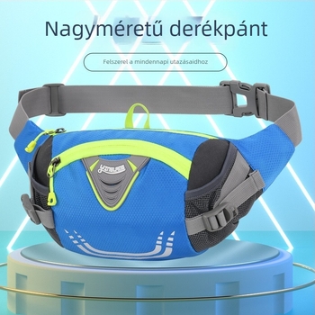 Nylon anyagú sportos deréktáska kültéri használatra — uniszex, lélegző, vízálló és kopásálló, Casual sporttáska kerékpárhoz és hegymászáshoz